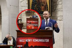 Krzyki na Jasnej Górze, Nawrocki na mównicy. Wymowny komentarz jezuity