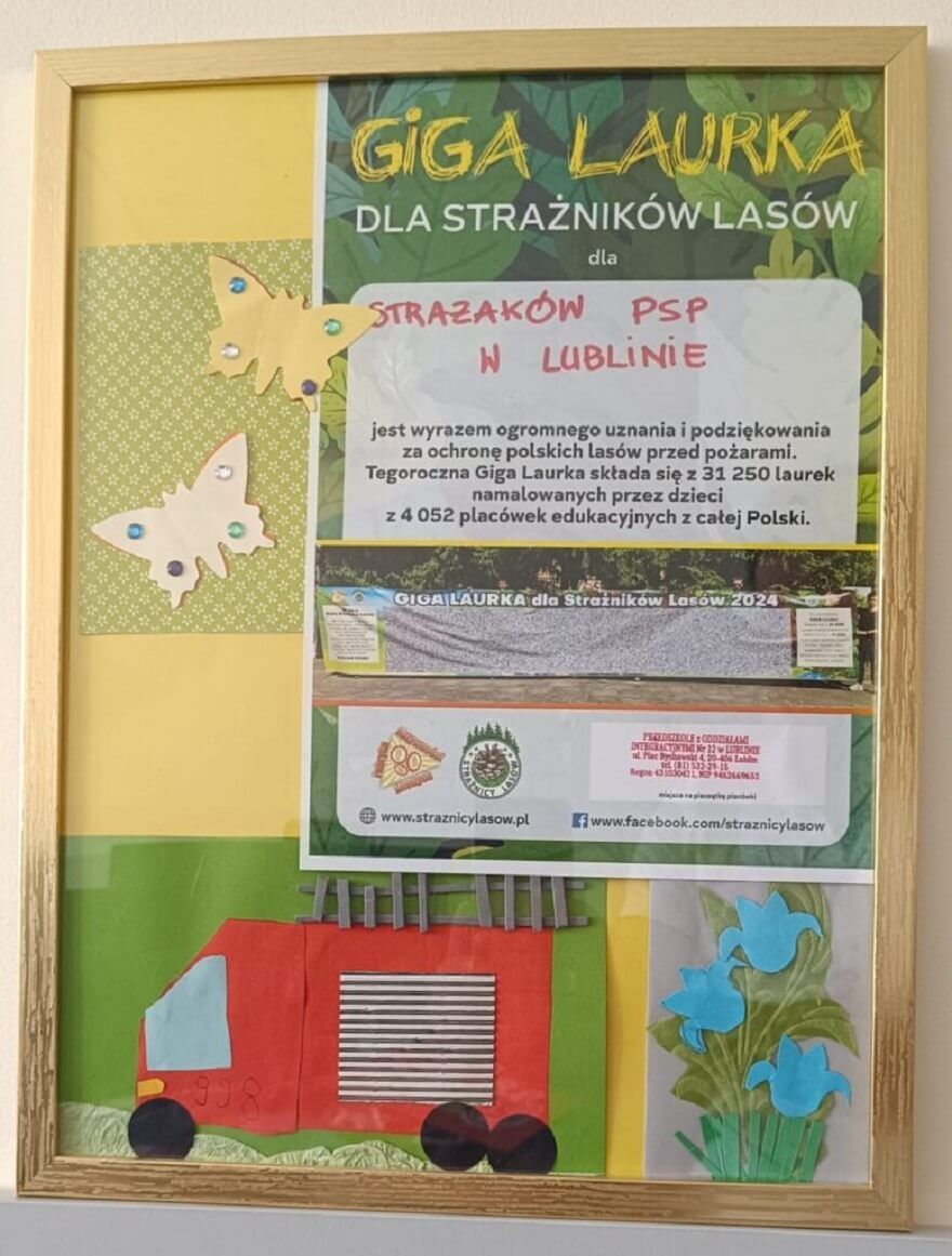 Giga laurki dla strażników lasów z Lublina