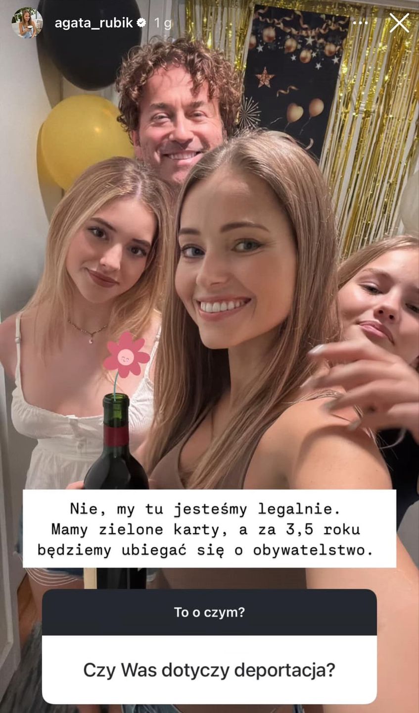Agata Rubik została zapytana o deportację
