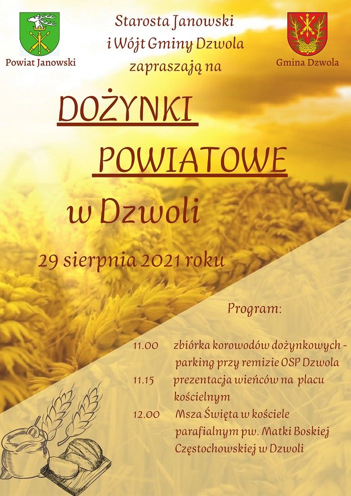 Dożynki Powiatowe w Dzwoli 2021