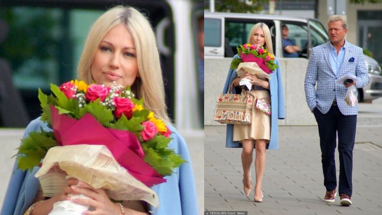 Jarosław Jakimowicz całuje na pożegnanie Magdalenę Ogórek