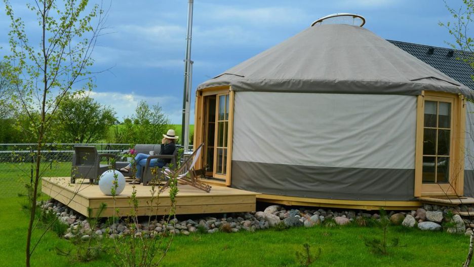 Glamping, zdjęcie ilustracjne 