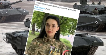 Piękna Ukrainka zniszczyła 52 rosyjskie czołgi? Niestety, to nieprawda