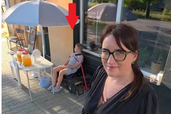 Chłopiec sprzedawał lemoniadę pod kebabem. Oto, co zrobiła właścicielka