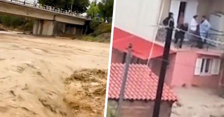 Pogodowy koszmar w Grecji. Wyspa turystyczna pod wodą