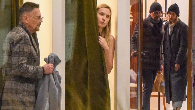 Krzysztof Ibisz i Joanna Kudzbalska wybrali się na wspólne zakupy
