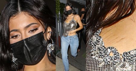Kylie Jenner ODSŁANIA ROZSTĘPY na biuście w mocno wyciętej bluzce (ZDJĘCIA)