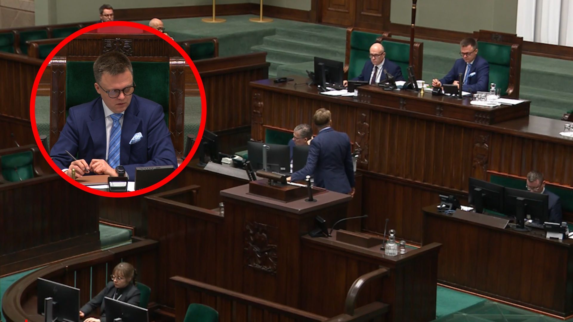 Hołownia żartuje z mównicy: „Pana dusza zazna zbawienia wiecznego"