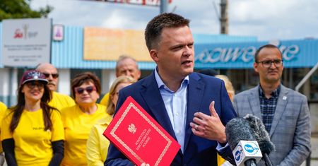 Szymon Hołownia w Gdańsku. Mocno o kryzysie w Afganistanie i solidarności "w każdym wymiarze życia"