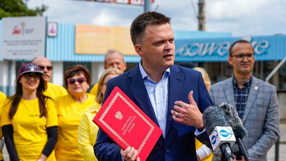 Szymon Hołownia w Gdańsku. 