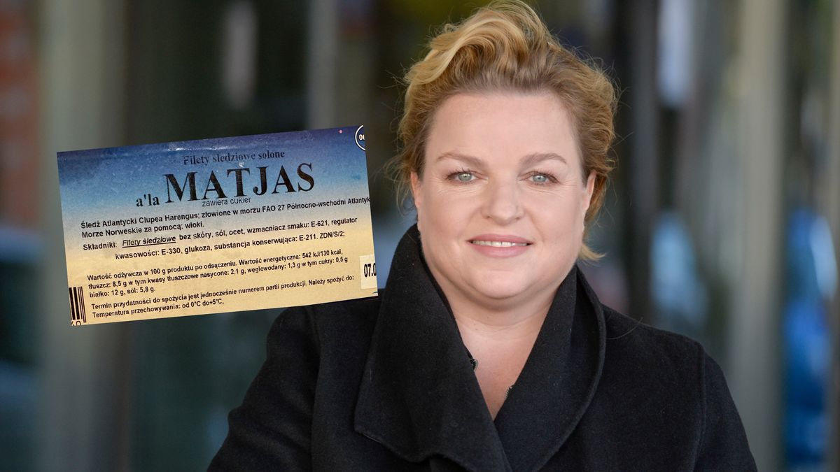 Katarzyna Bosacka prześwietliła skład śledzi