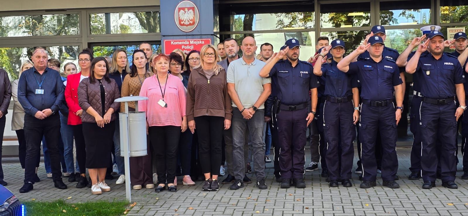 Hołd dla policjanta