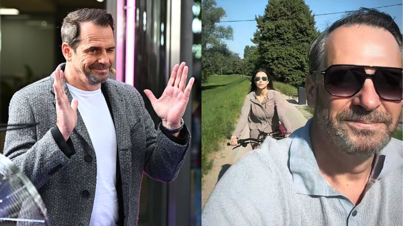 Paweł Deląg relacjonuje przejażdżkę rowerową z ukochaną