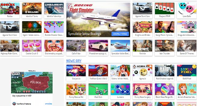 Gry.pl przed Kurnik.pl liderem, mocno w dół Moviestarplanet.pl i Friv.com (TOP10 stron z grami online)