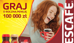 Nescafe z loterią „Graj o roczną pensję”