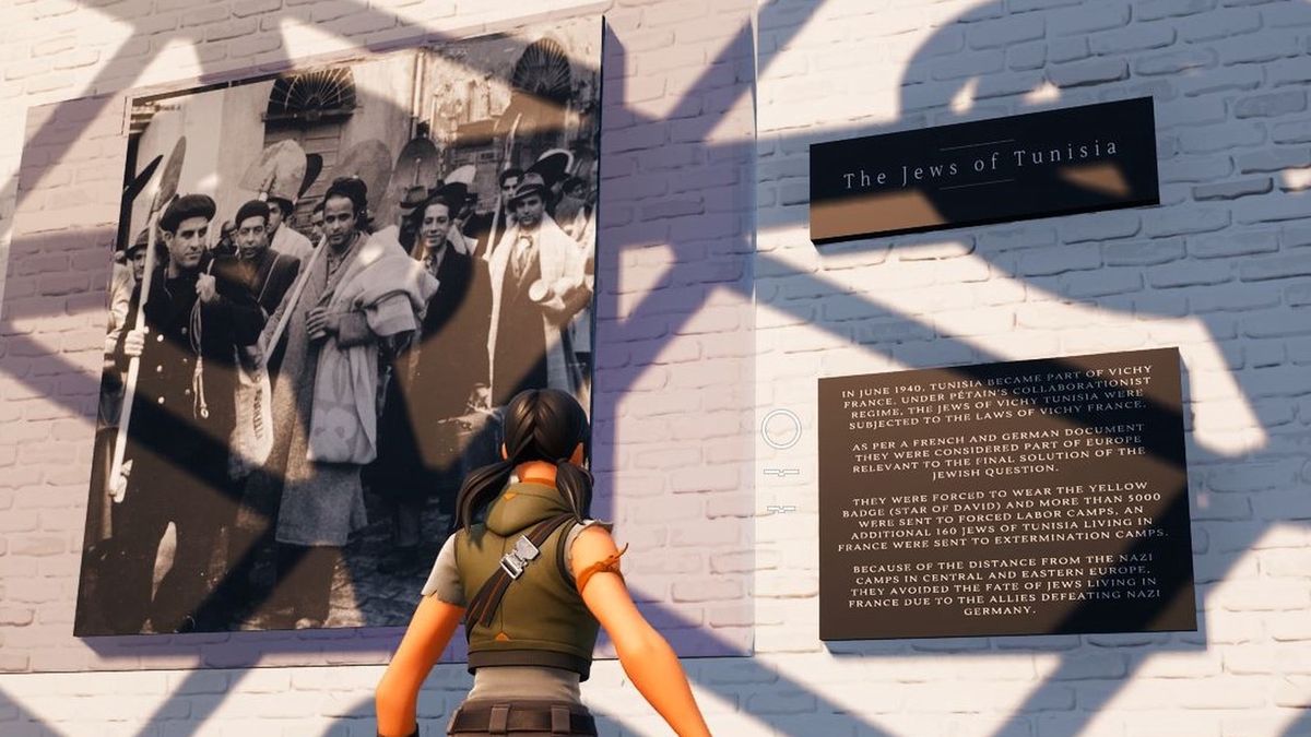 Muzeum Holocaustu w grze Fortnite