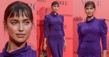 Wygryziona grzywka Iriny Shayk debiutuje na imprezie "Vogue'a"