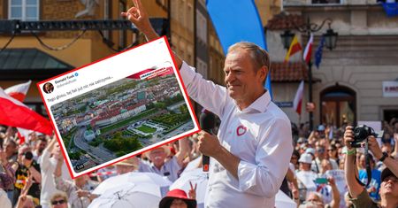 Tusk publikuje film. "Tej fali już nic nie zatrzyma"