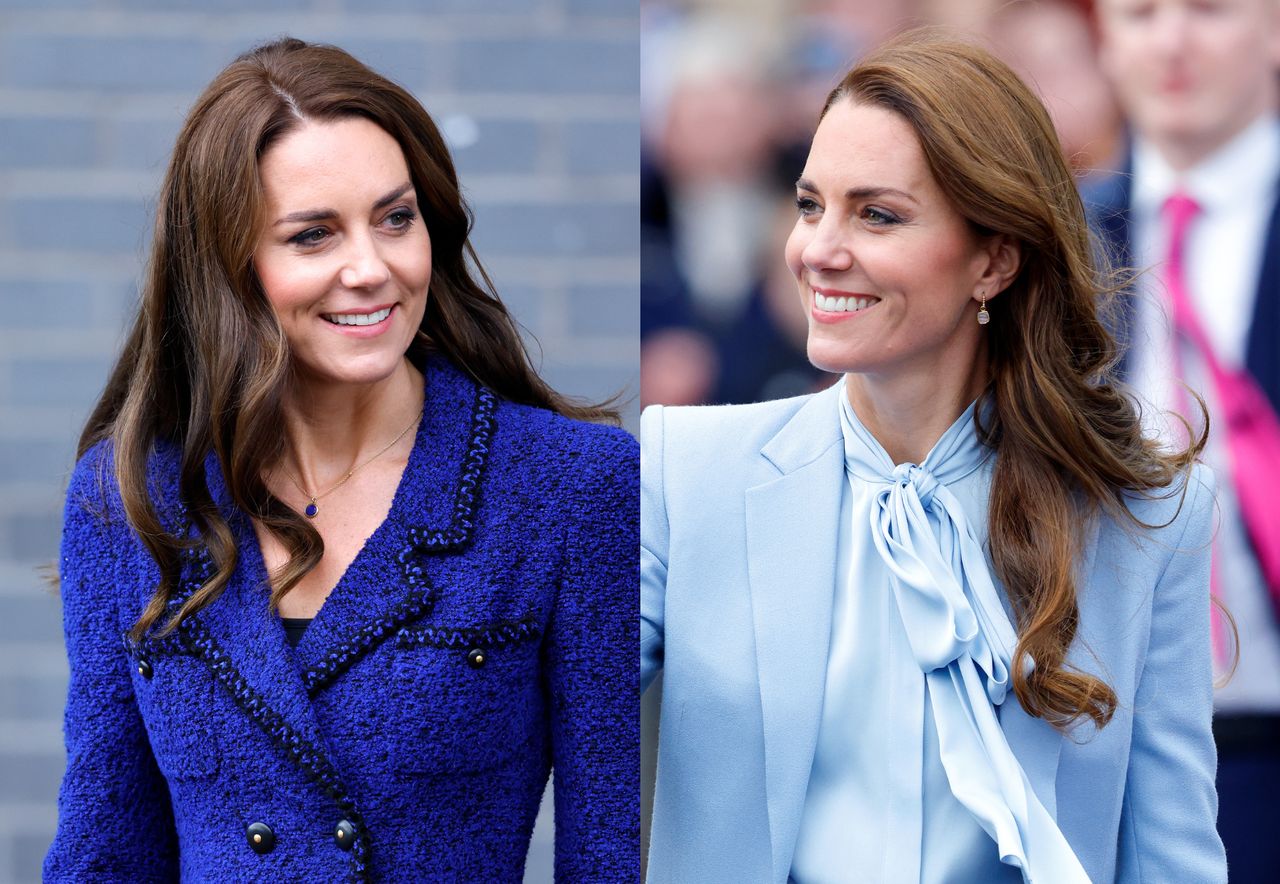 Księżna Kate chętnie nosi wszystkie odcienie niebieskiego 