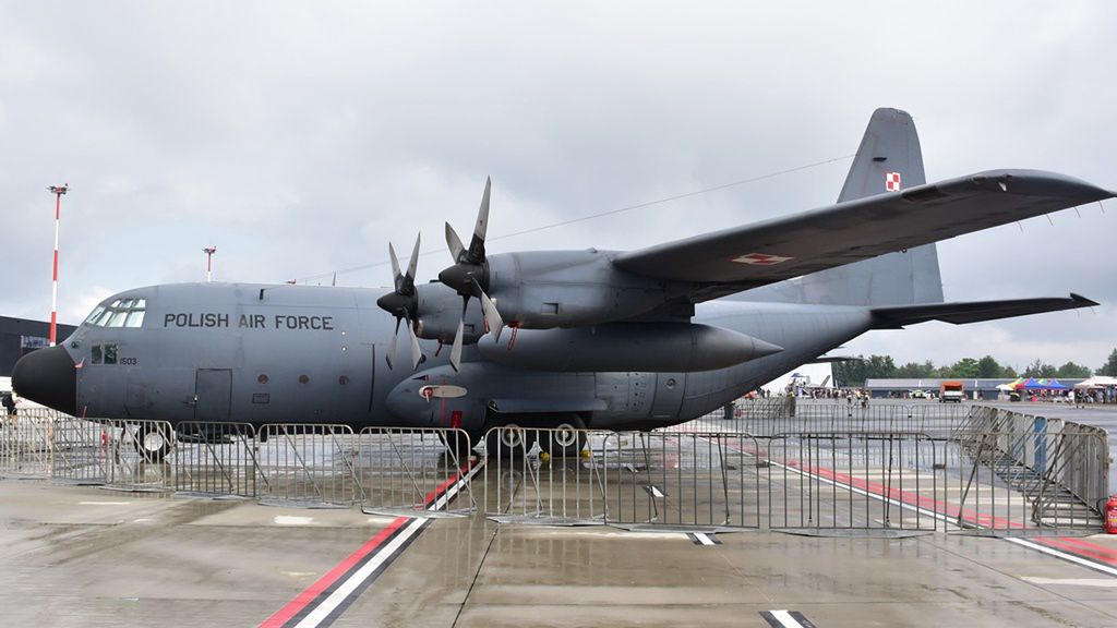 Samolot C-130E Sił Powietrznych RP