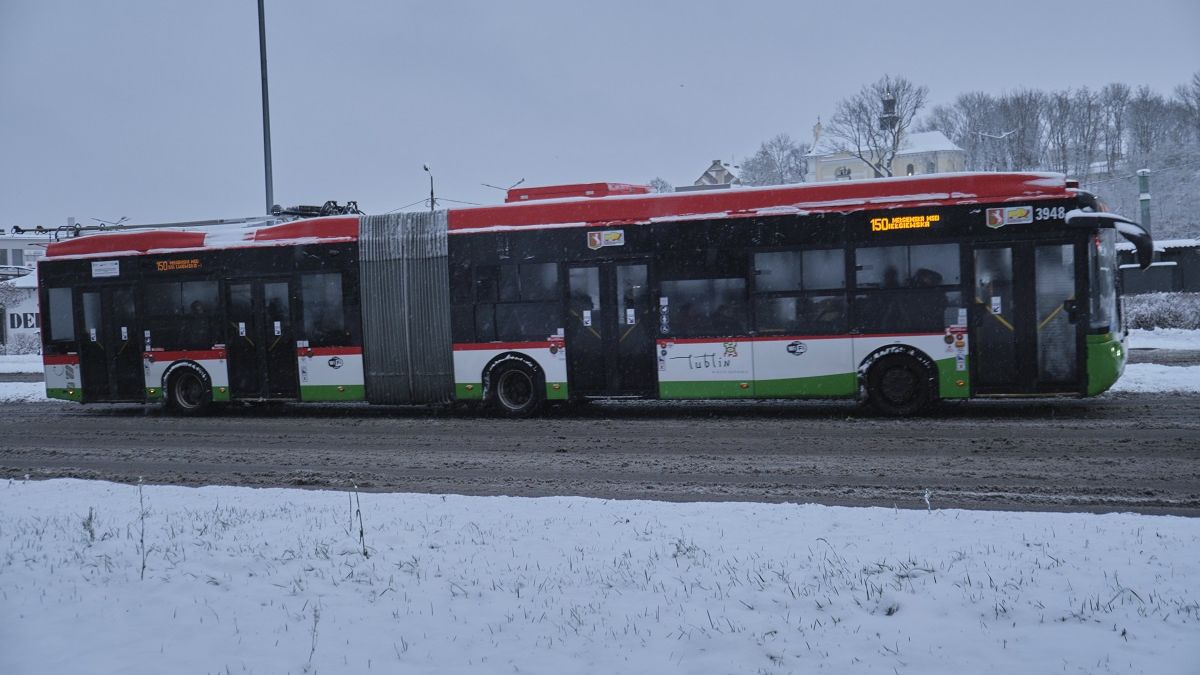 Trolejbus MPK Lublin na linii 150