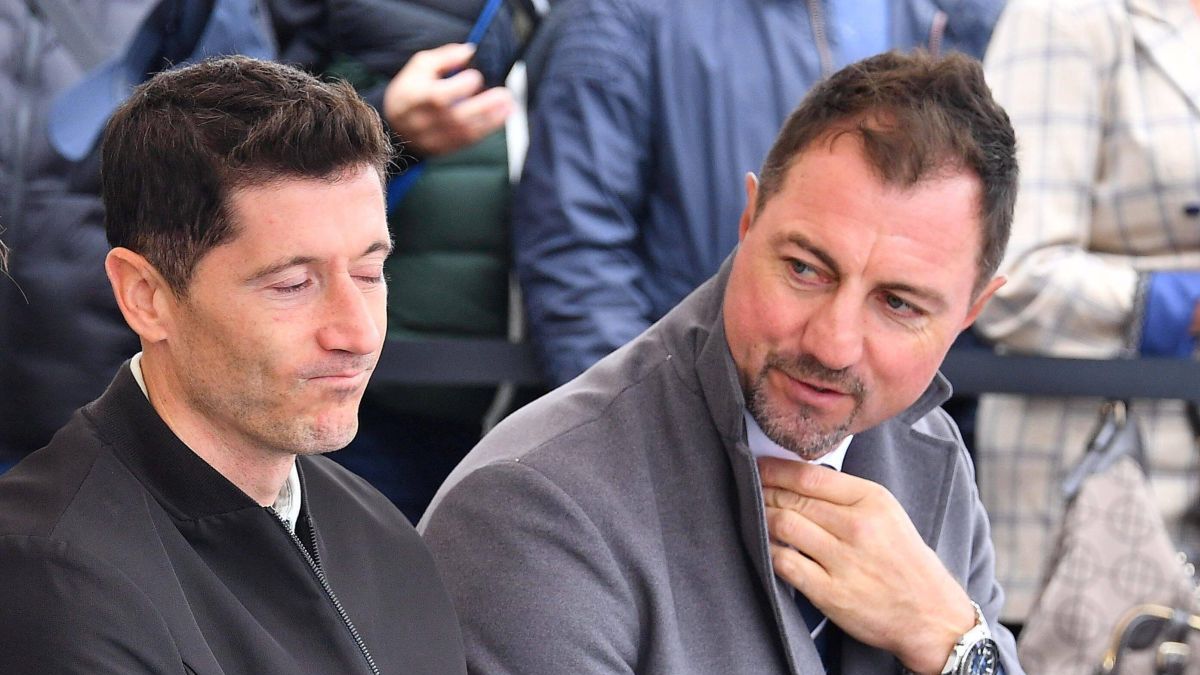 Jerzy Dudek i Robert Lewandowski w 2022 roku