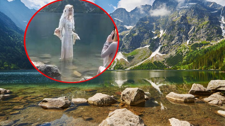 Morskie Oko przyciąga turystów, fanów fotografii, ale też influencerów
