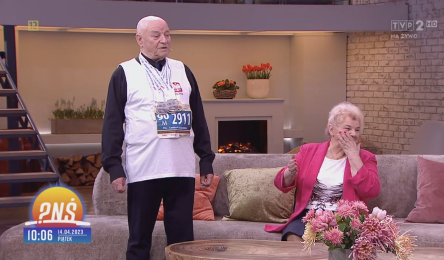 Łukasz Nowicki i Małgorzata Opczowska
