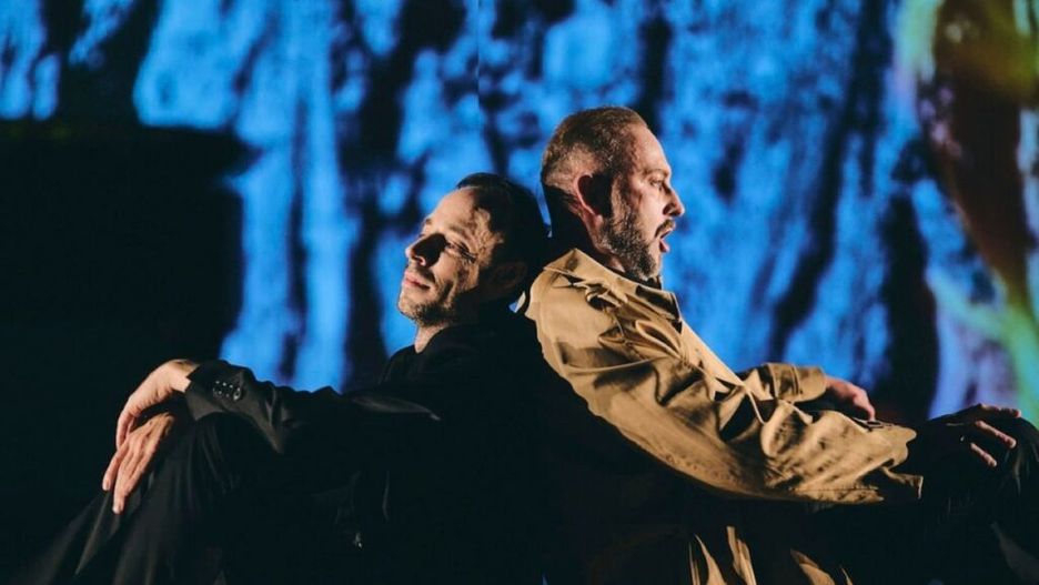 Boris Randzio i Łukasz Konieczny w „Winterreise” © A. Cytacka
