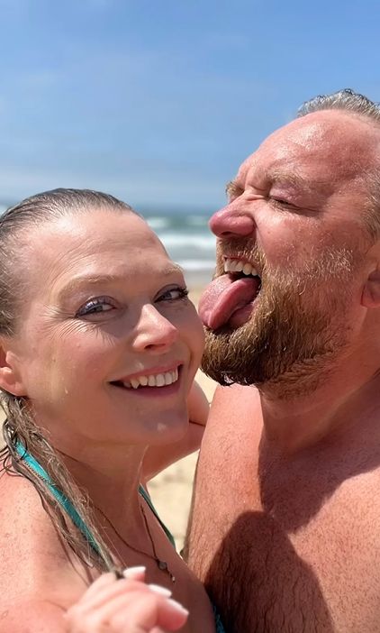 Tamara Arciuch i Bartek Kasprzykowski na wakacjach