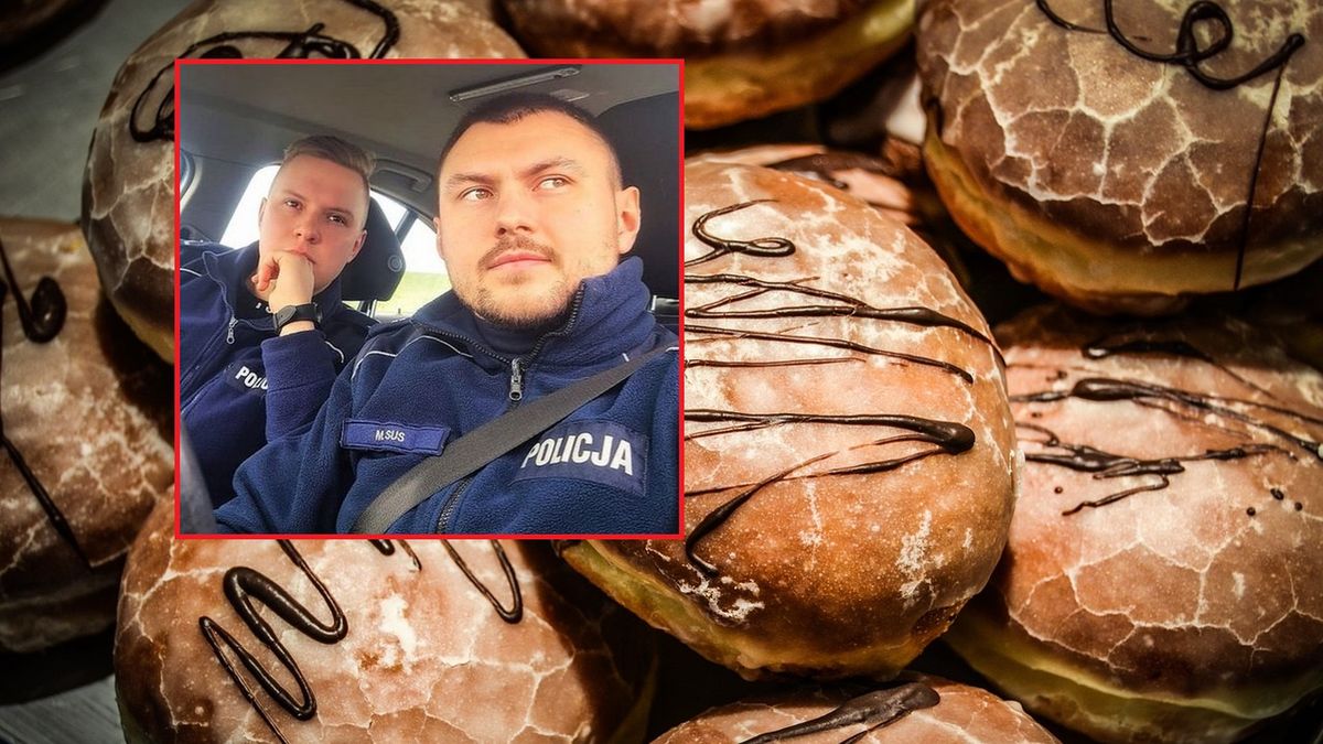 Policjanci pokazali, jak spędzają zmianę w tłusty czwartek. "Nie płacę wam za to"