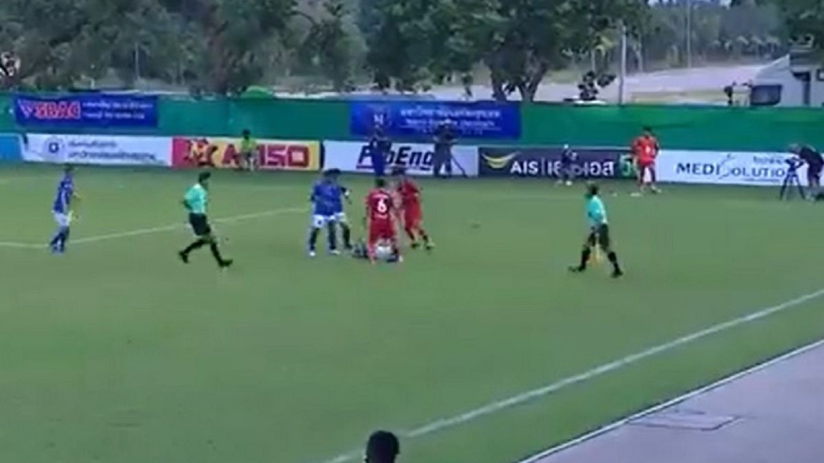 Incydent w meczu piłkarskim w Tajlandii