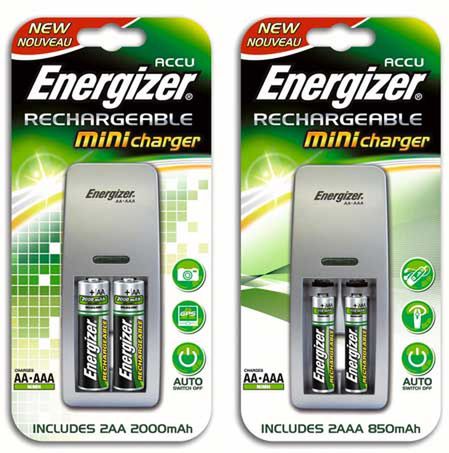Małe i zgrabne mini ładowarki Energizera