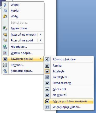 Word - jak "oblać" owalną grafikę tekstem? 2