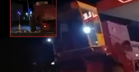 Dziki rajd kombajnem. Zniszczył scenę na dożynkach. Reakcja policji