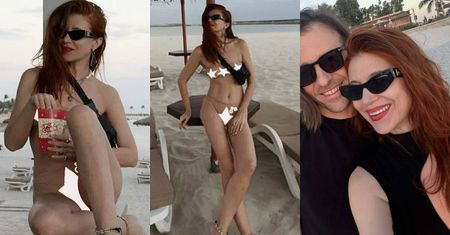 Ada Fijał wyleciała z Polski na święta i ruszyła na plażę. Ciało 49-latki przykrywały tylko gwiazdki [ZDJĘCIA]
