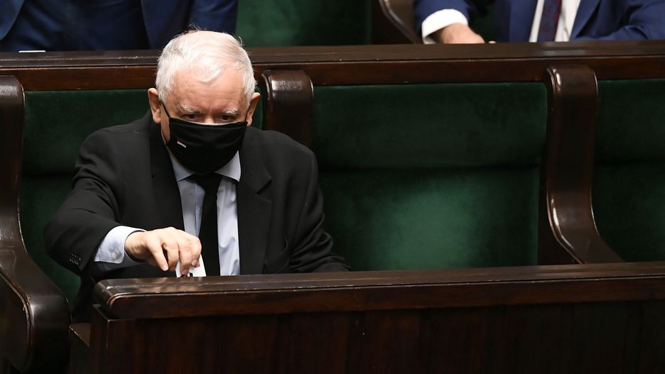 Jarosław Kaczyński w Sejmie