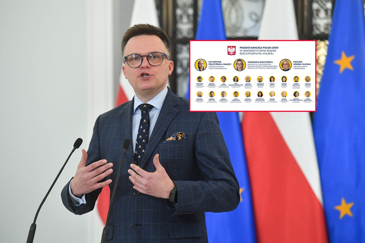 Marszałek Sejmu przekazał, że brak powołań na wiceministrów dla dwóch polityków Polski 2050 to decyzja premiera