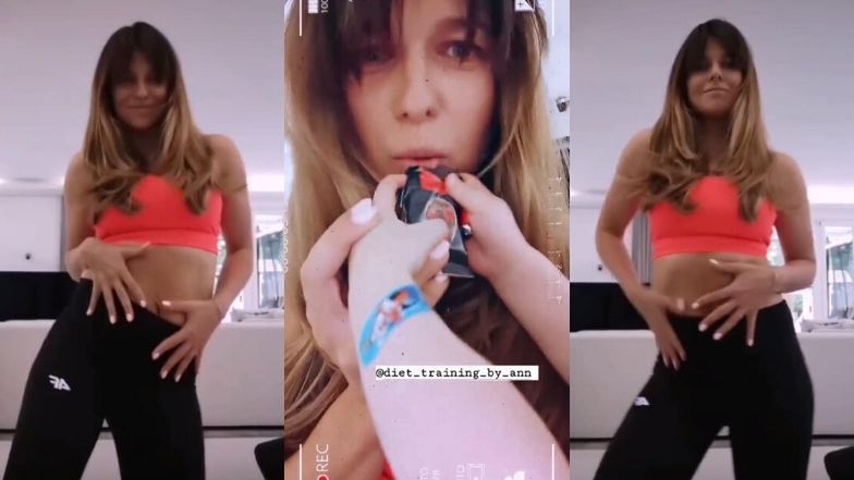 Anna Lewandowska wygina się w rytm przeboju Shakiry 