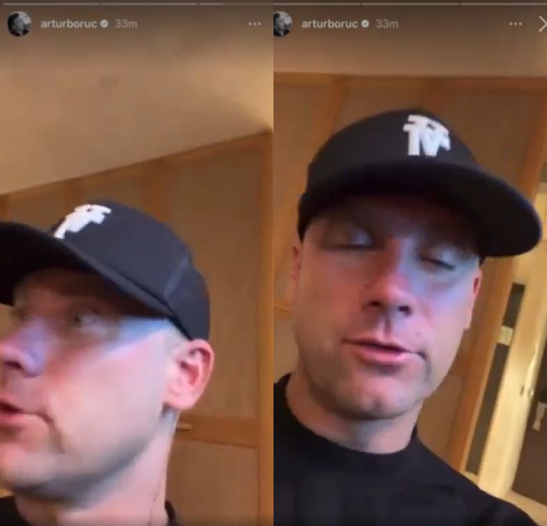 Artur Boruc znów opublikował nagranie, na którym plącze mu się język