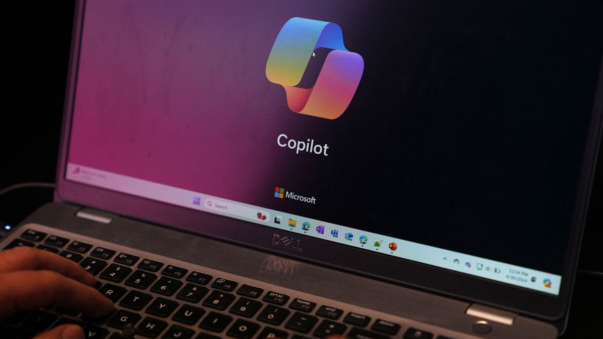 The Copilot logo arranged on a laptop screen during Microsoft Corp.'s event on AI technologies in Jakarta, Indonesia, on Tuesday, April 30, 2024. Microsoft will invest $1.7 billion to build out cloud computing and artificial intelligence infrastructure in Indonesia, betting on Southeast Asia's biggest economy to spur growth. Photographer: Dimas Ardian/Bloomberg via Getty Images