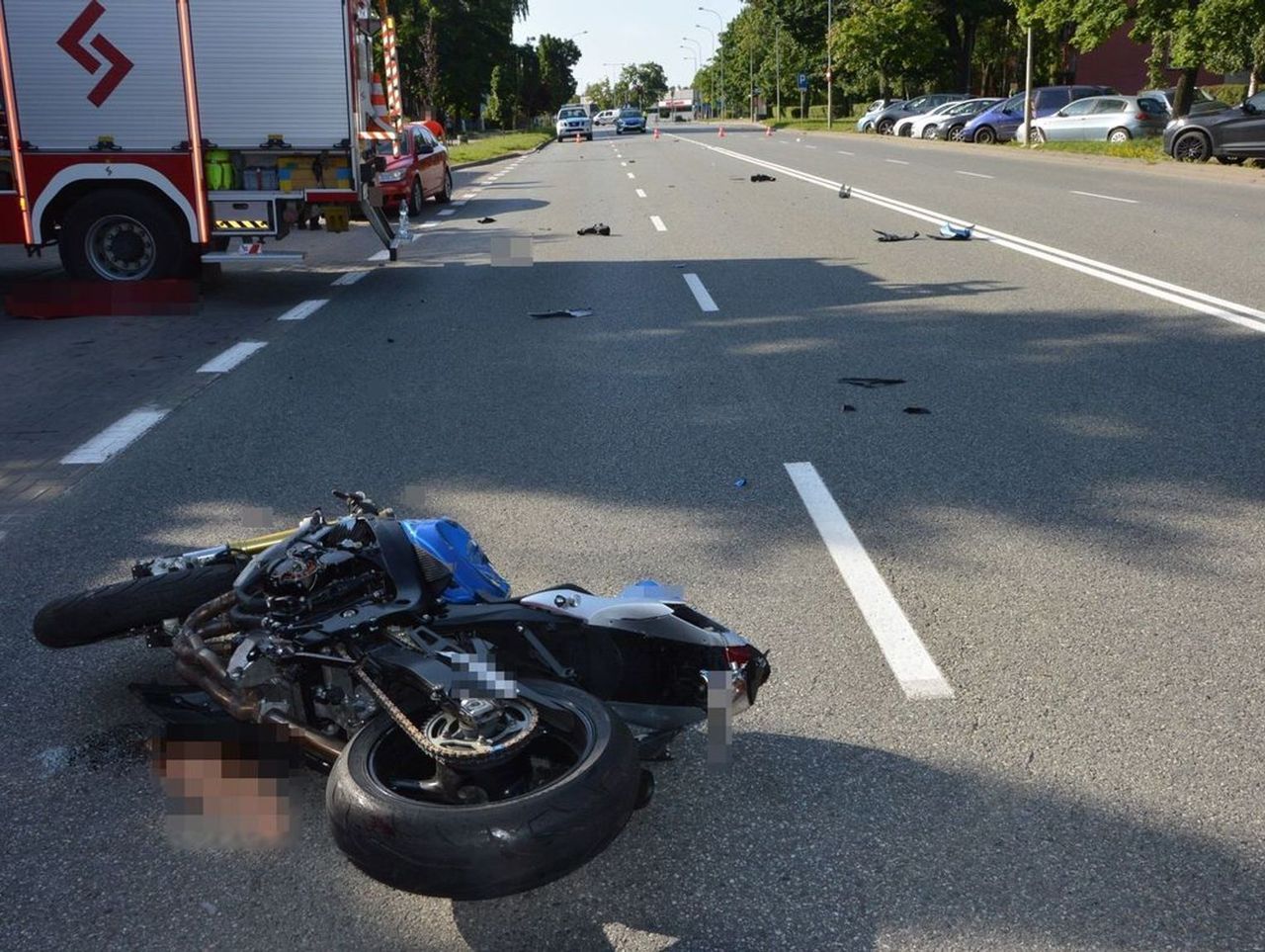 Kierowca osobówki nie ustąpił pierwszeństwa. Motocyklista nie żyje