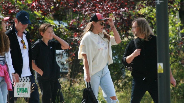 Alicja Bachleda-Curuś z synem w Sopocie