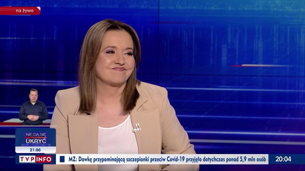 Mina Danuty Holeckiej po przytoczeniu słów Donalda Tuska 