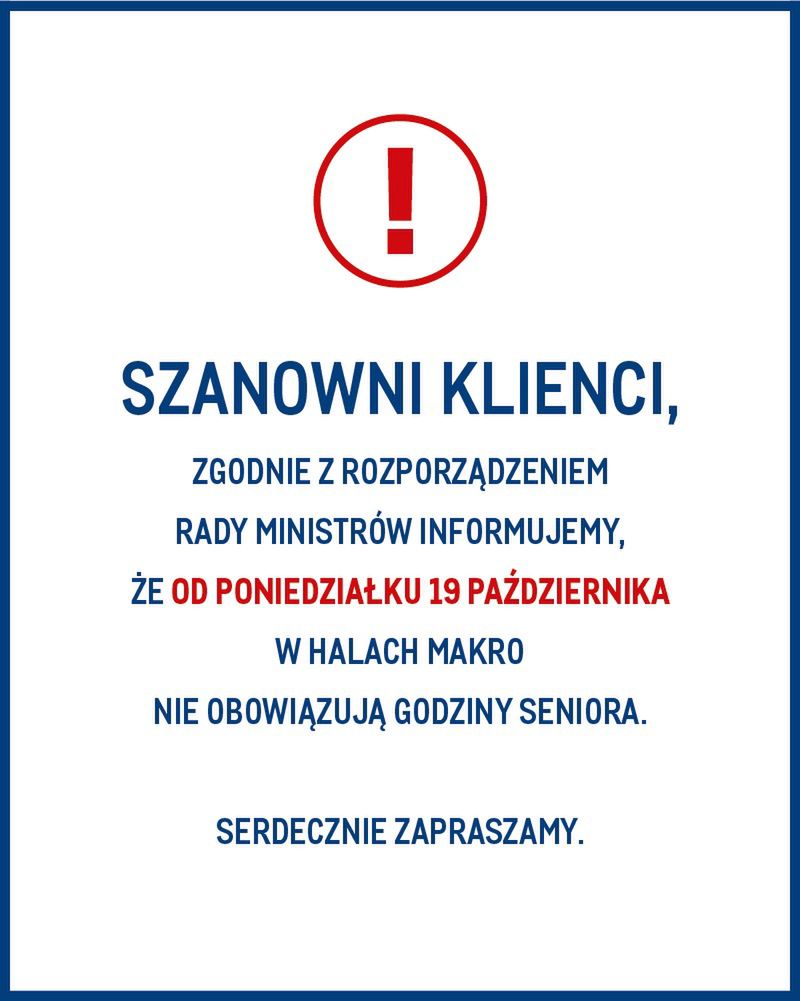 W Makro i innych hurtowniach nie obowiązują godziny handlowe