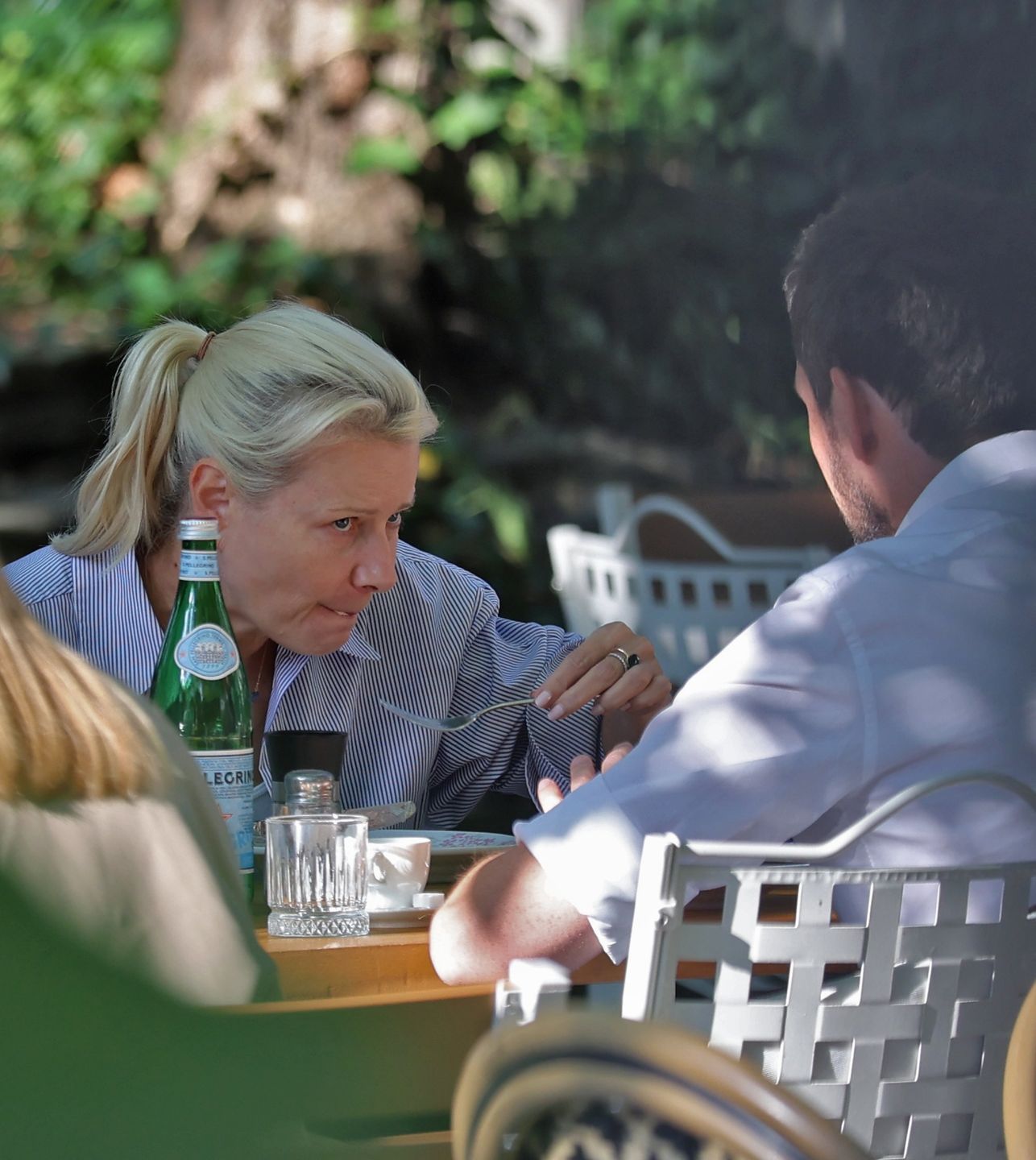 Małgorzata Kożuchowska z mężem na obiedzie