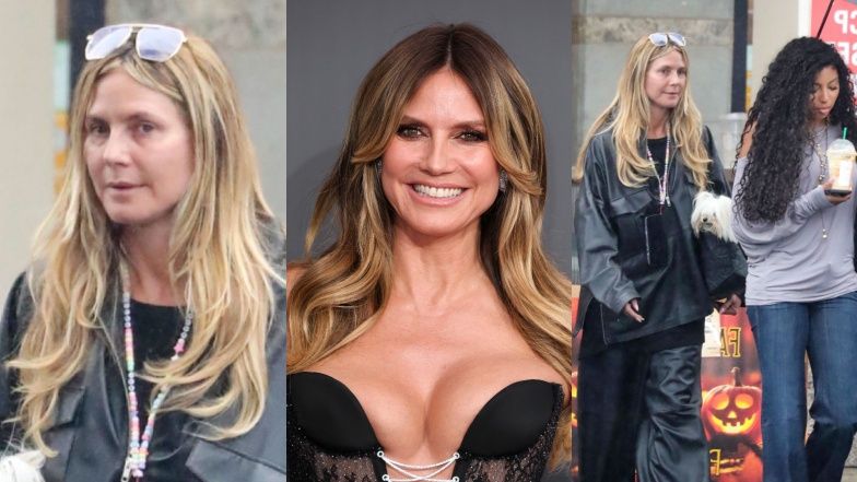 Wolna od MAKIJAŻU Heidi Klum