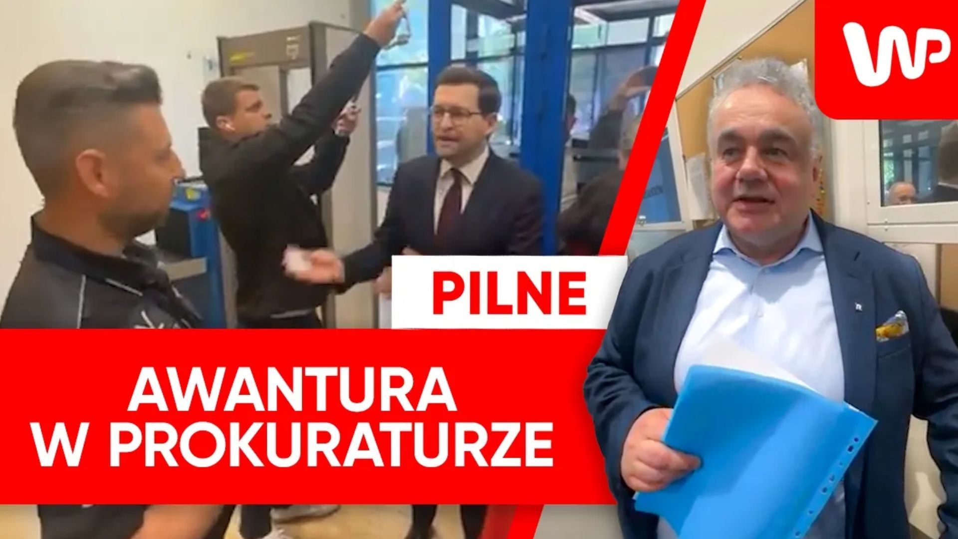 Sakiewicz w prokuraturze. Awantura na żywo