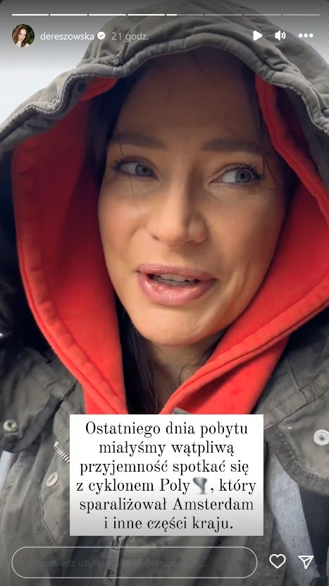 Anna Dereszowska relacjonuje pobyt w Amsterdamie