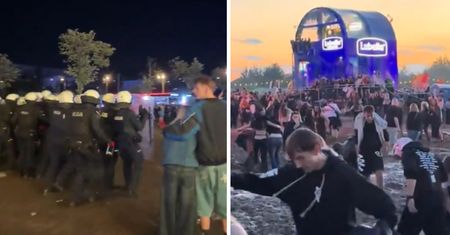 Awantura na festiwalu w Łodzi. W kierunku policji poleciały kamienie